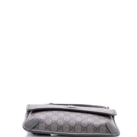 Gucci Ophidia Flap Belt Bag Gg Coated #219930G13B - Picture 4 of 7